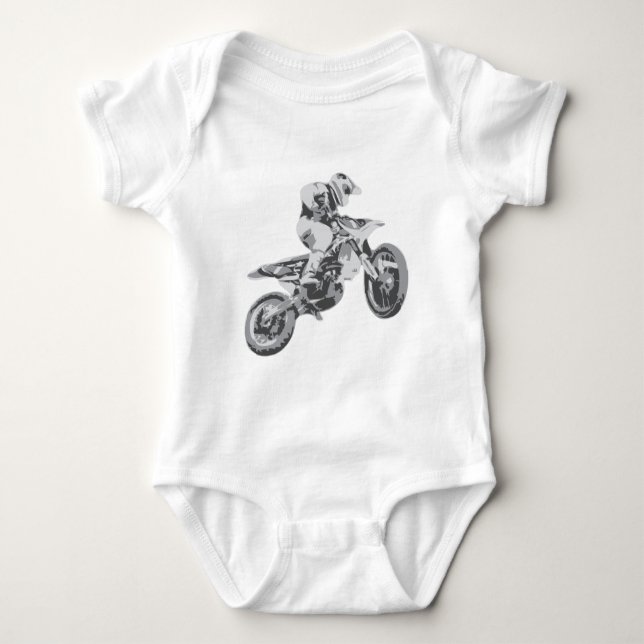 Motocross Baby Bodysuit (Front)