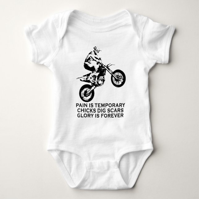 Motocross Baby Bodysuit (Front)