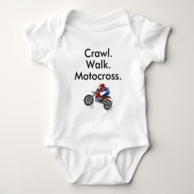 Motocross Baby Bodysuit (Front)