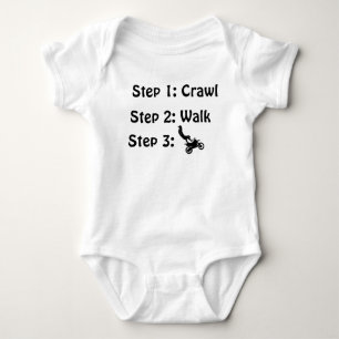 motocross baby bodysuit