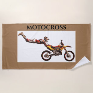MOTOCROSS beach towel. Beach Towel
