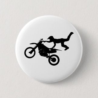 Motocross Bike 6 Cm Round Badge