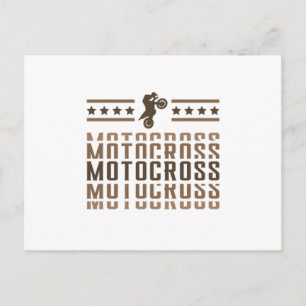 Motocross Bike Motorcycle Dirt Funny Gift Idea Postcard