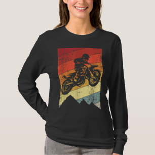 Motocross Bike Vintage Dirtbike Gift Racing Retro T-Shirt