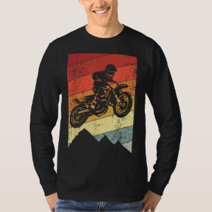 Motocross Bike Vintage Dirtbike Gift Racing Retro T-Shirt