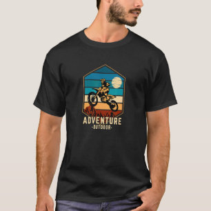 Motocross Bike Vintage Dirtbike Outdoor Racing Ret T-Shirt