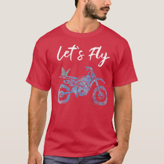 Motocross Biker Butterfly T-Shirt