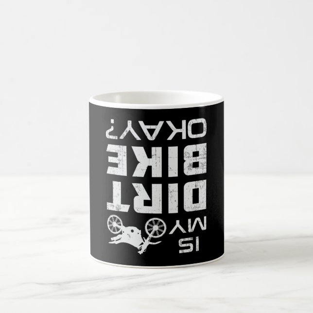 Motocross Biker Dirt Bike Motorcycle Funny Gift Coffee Mug (Center)