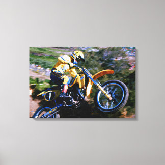 Motocross Canvas Wrap - Mark Barnett at Saddleback Print