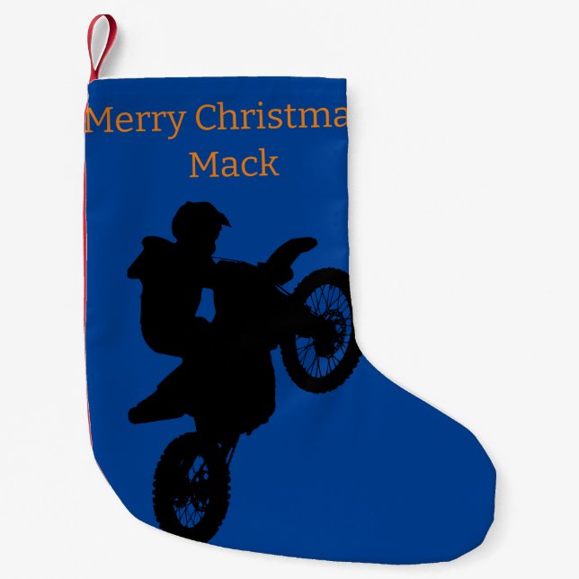 Motocross Christmas Stocking (Front)