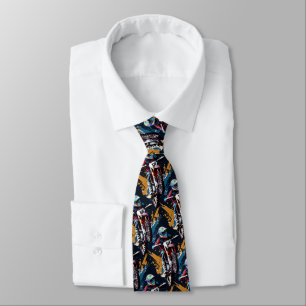 Motocross Competitive Sport Motorcycle Racing Tie