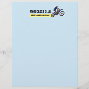 Motocross Custom Letterhead