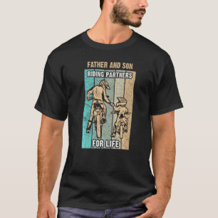 Motocross Dad Dirt Bike Father And Son Riding Part T-Shirt