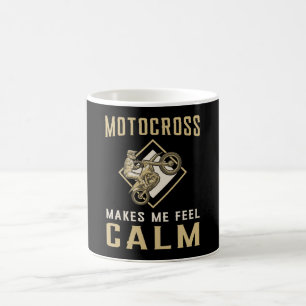 Motocross Dirt Bike Biker Keep Calm Funny Gift Coffee Mug