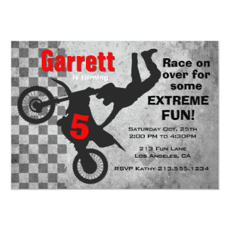 motocross birthday cards amp invitations zazzle co uk motocross birthday invitations