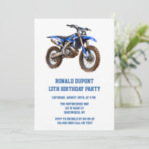 Motocross Dirt Bike Boy’s Birthday Party