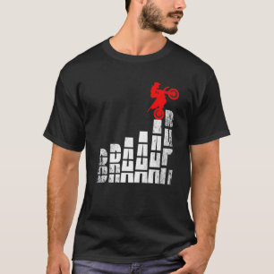 Motocross Dirt Bike Braaap USA Flag Motorcycle End T-Shirt