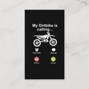 Motocross Dirt Bike Brap Off Road Dirtbike Riders Business Card