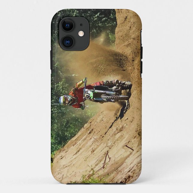 Motocross Dirt-Bike Champion Race Case-Mate iPhone Case (Back)
