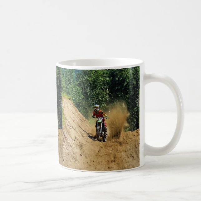 Motocross Dirt-Bike Champion Race Coffee Mug (Right)