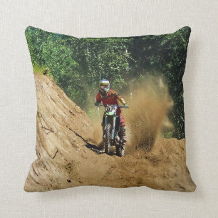 Motocross Dirt-Bike Champion Race Cushion