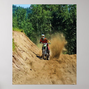 Motocross Dirt-Bike Championship Race Poster