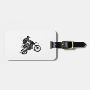 Motocross Dirt Bike Luggage Tag