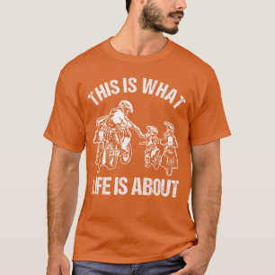 Motocross Dirt Bike Motorcycle Father Dad Motorspo T-Shirt