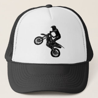 Motocross Dirt-Bike Rider Trucker Hat