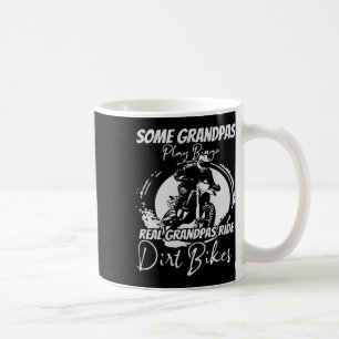Motocross Enduro Biker Grandpa Racing Dirt Bike Ri Coffee Mug