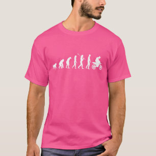Motocross Evolution Enduro Racer Motorcycle Rider  T-Shirt