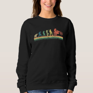 Motocross Evolution Motorcycle Enduro Retro Vintag Sweatshirt