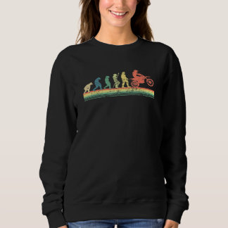 Motocross Evolution Motorcycle Enduro Retro Vintag Sweatshirt