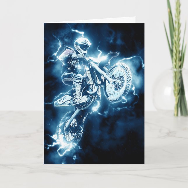 Motocross extreme sport card (Front)