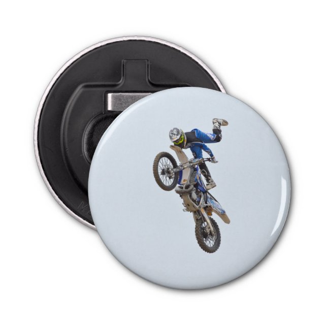 Motocross Extreme Tricks Bottle Opener (Front)