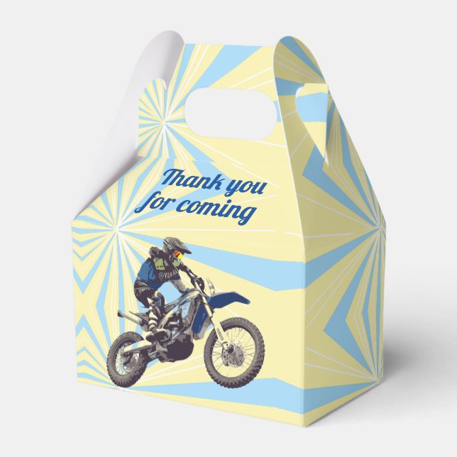 Motocross Favour Box (Front Side)