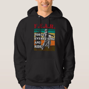 Motocross Forget Everything Ride Dirt Biking Motor Hoodie