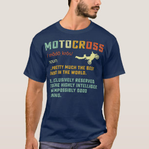 Motocross funny vintage motorcycle retro gifts T-Shirt
