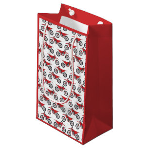 Motocross Gift Bag, Dirt Bike Birthday Party Small Gift Bag