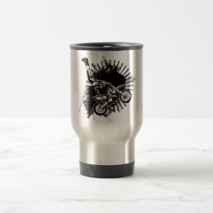Motocross Grunge Jump Travel Mug