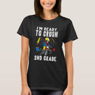 Motocross Im Ready To Crush 2nd Grade Dirt Bike Bo T-Shirt