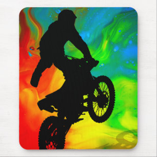 Motocross in Solar meltdown Mouse Mat
