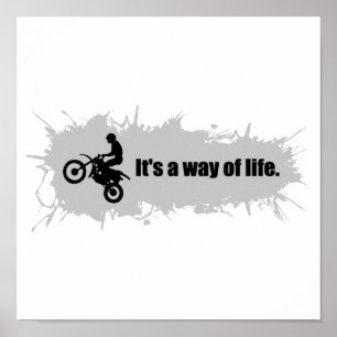 Motocross is a Way of Life Poster