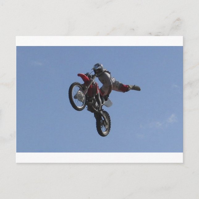 Motocross Jump Postcard (Front)