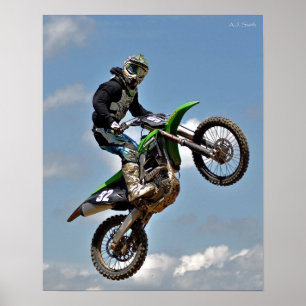 Motocross Jump Poster