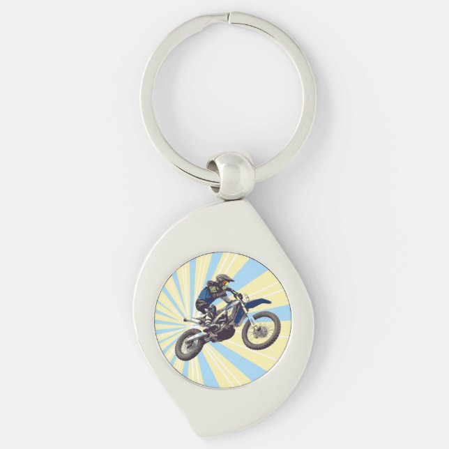 Motocross Key Ring (Front)