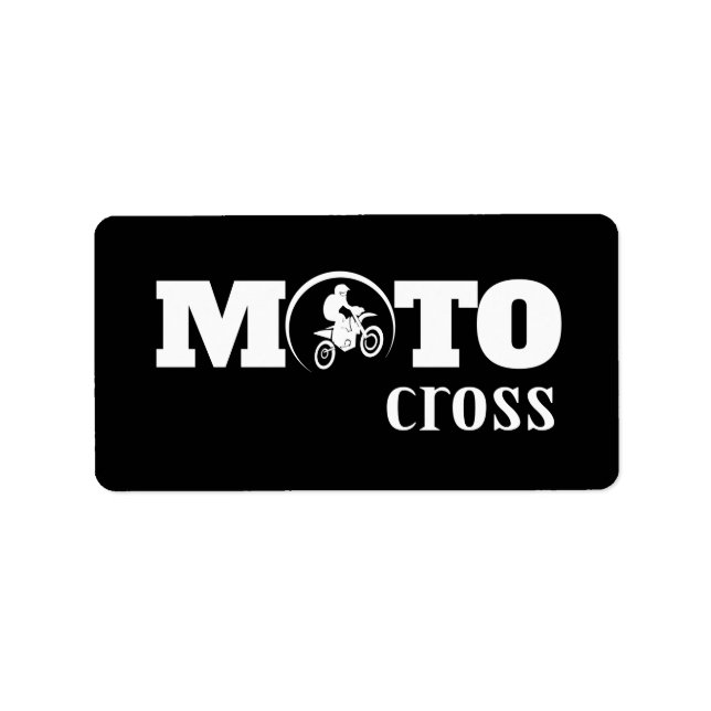 Motocross Label (Front)