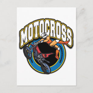 Motocross Logo Postcard