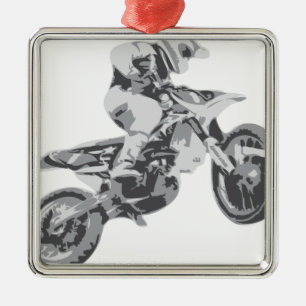 Motocross Metal Tree Decoration
