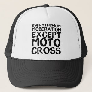Motocross Moderation Funny Dirt Bike Ball Cap Hat